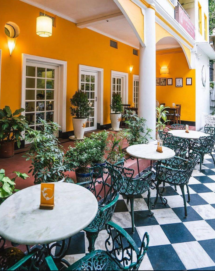 This is an image of a cafe with a beautiful ambience