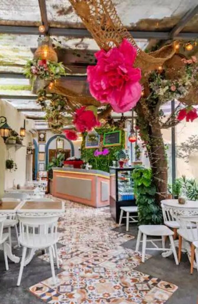 This is a picture of a cafe