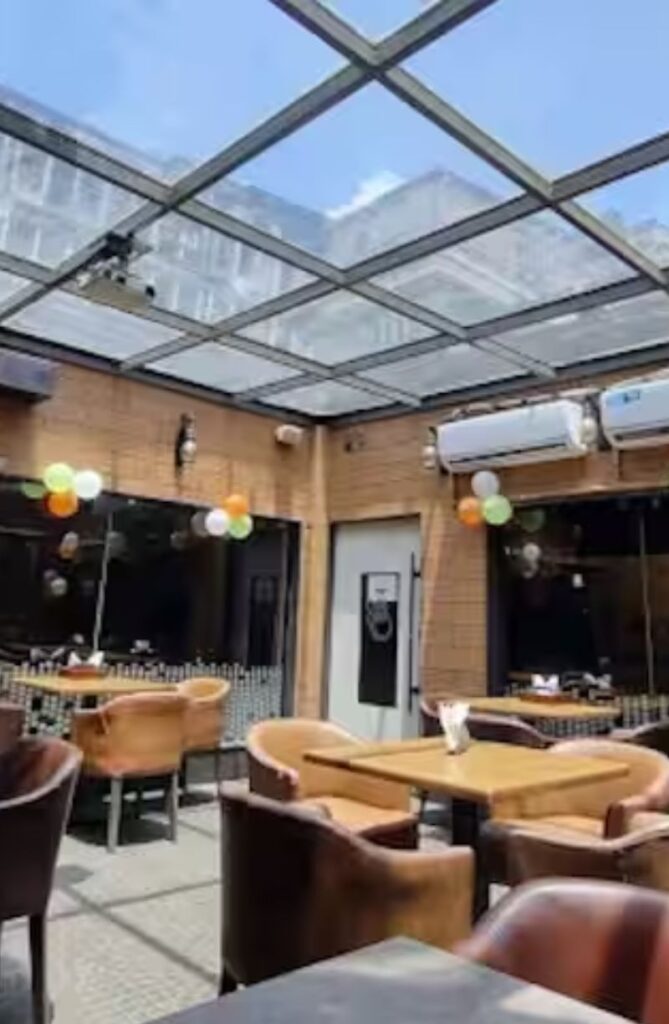 This is a picture of a cafe