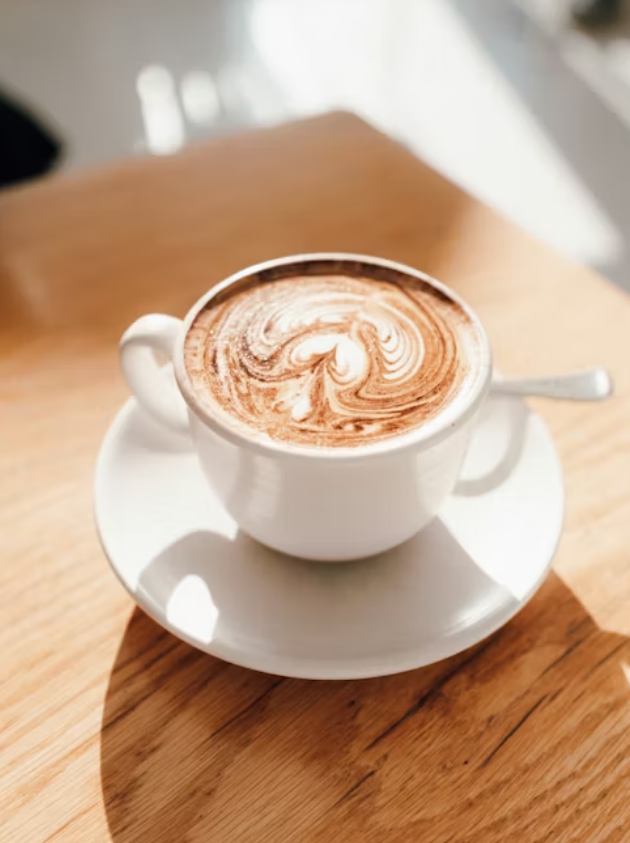 This is an image of a cup of coffee