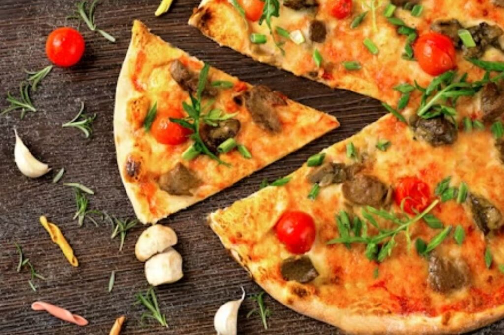 This is an image of a Pizza