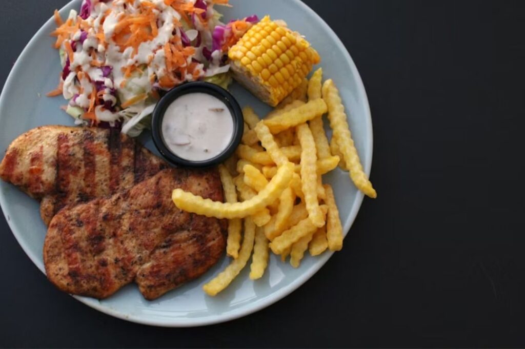 This is an image of chicken steak